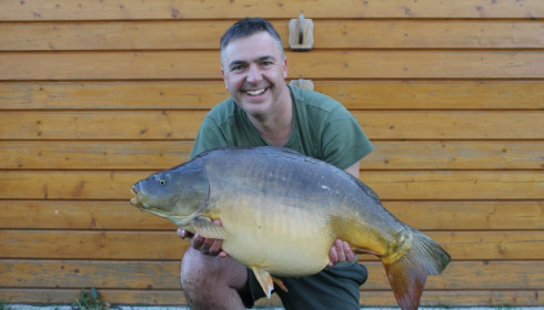 A 31 lb carp from Deux Iles, Lee Millman, Apr 2018