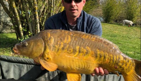A carp from Deux Iles, Hicks Party, Apr 2019