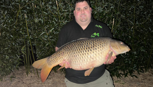 A 44 lb 2 oz carp from Deux Iles, Marty Virgo, Apr 2023
