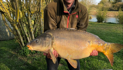 A carp from Deux Iles, Hicks Party, Apr 2019
