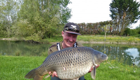A 31 lb 8 oz carp from Deux Iles, Ian Davenport, May 2019