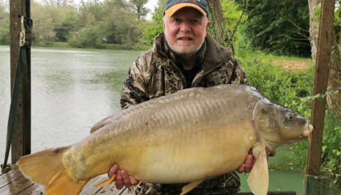 A 38 lb 6 oz fish from Eau De Vie North, May 2023