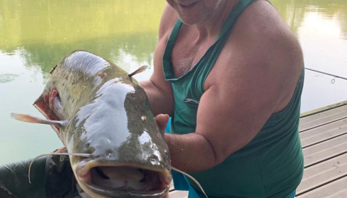 A 30 lb fish from Eau De Vie North, Cat, Jul 2022