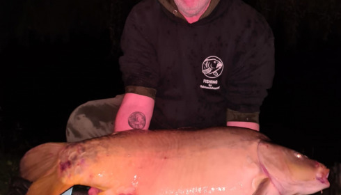 A 43 lb 11 oz fish from Eau De Vie South, John's 40, Apr 2022