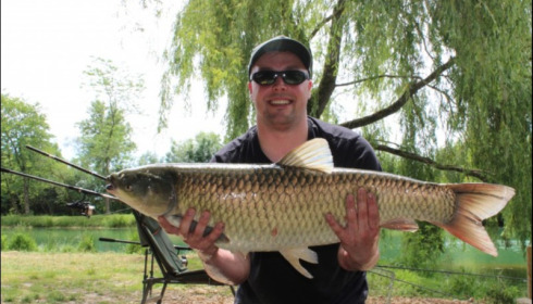 A grass carp from Eau De Vie South, Jun 2019