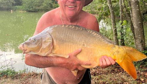 A 26 lb 12 oz carp from Eau De Vie South, Vince, Sep 2022