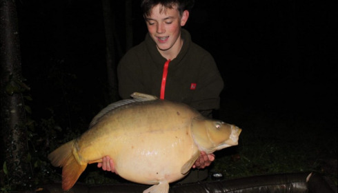 A 37 lb 11 oz carp from Eau De Vie South, Ross, Oct 2019
