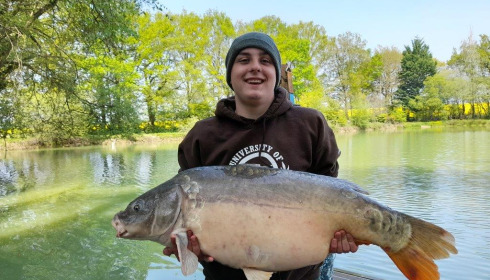 A 39 lb 10 oz fish from Eau De Vie South, Apr 2022