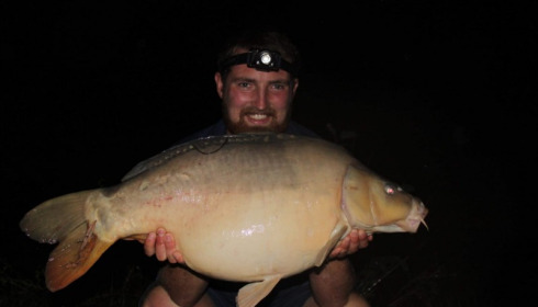 A 22 lb 1 oz carp from Eau De Vie South, Harry, Oct 2019