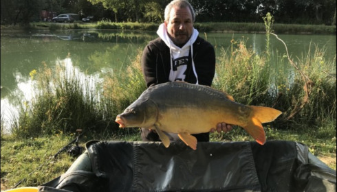 A 26 lb 8 oz carp from Eau De Vie South, David Grainger, Jul 2019