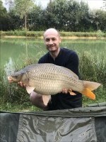 A 25 lb 8 oz carp from Eau De Vie South, Adrian, Aug 2019