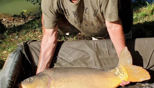 A 27 lb fish from Eau De Vie South, Jul 2022