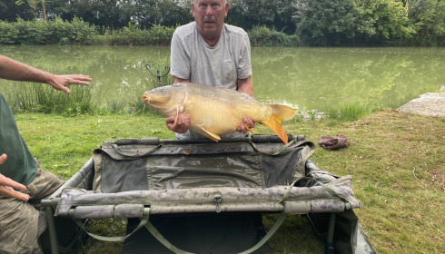 A 31 lb fish from Eau De Vie South, One for dad., Sep 2021