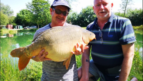 A 35 lb carp from Eau De Vie South, John Keohane, Jul 2019