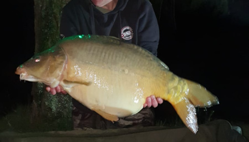 A 32 lb carp from Eau De Vie South, Dave Martin, Apr 2023
