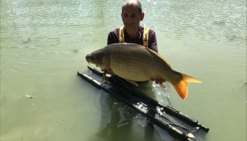 A 21 lb 1 oz carp from Eau De Vie South, Mark , Sep 2019