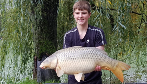 A 21 lb 7 oz carp from Eau De Vie South, George , Oct 2019