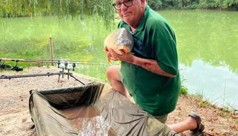 A 20 lb 8 oz carp from Eau De Vie South, Vince, Sep 2022