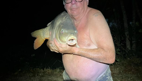 A 26 lb 12 oz carp from Eau De Vie South, Vince, Sep 2022