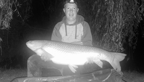 A 29 lb 10 oz grass carp from Eau De Vie South, Sam Wise, Jan 2022