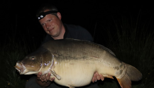 A 49 lb 9 oz carp from Eau De Vie South, Sam Wise, May 2022