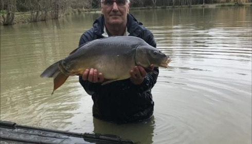 A carp from Eau De Vie South, 2019 stocking , Dec 2019