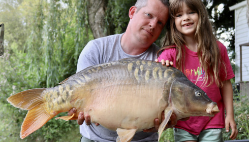 A 27 lb 12 oz carp from Eau De Vie South, Sam Wise, Jul 2022
