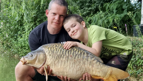 A 28 lb 6 oz carp from Eau De Vie South, Sam Wise, Jul 2022