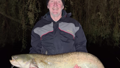 A 22 lb fish from Eau De Vie South, Roys surprise cat, Apr 2022