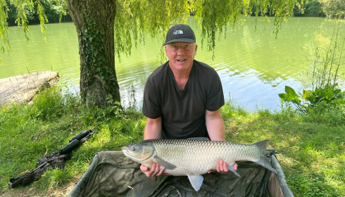 A 32 lb fish from Eau De Vie South, Grass carp, Jun 2023