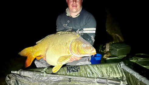 A 32 lb 10 oz carp from Eau De Vie South, Sam Wise, Jan 2022