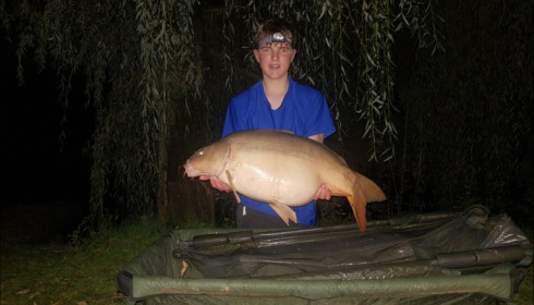 A 31 lb 2 oz carp from Eau De Vie South, George , Oct 2019