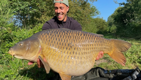 A 48 lb 5 oz carp from Emeraude, Jun 2023