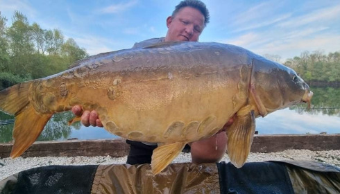 A carp from Evaro, Apr 2022