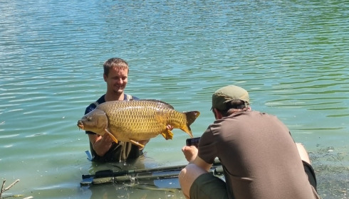 A carp from Evaro, May 2022