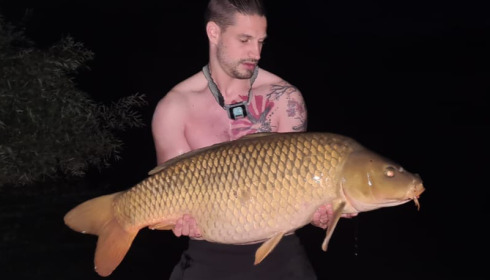 A 40 lb carp from Evaro, Alexander D Denzey, Aug 2022