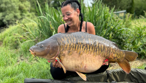 A 50 lb carp from Evaro, Cindy, Jun 2023