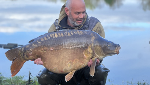 A 56 lb 6 oz carp from Evaro, Daniel Tuplin, Apr 2023
