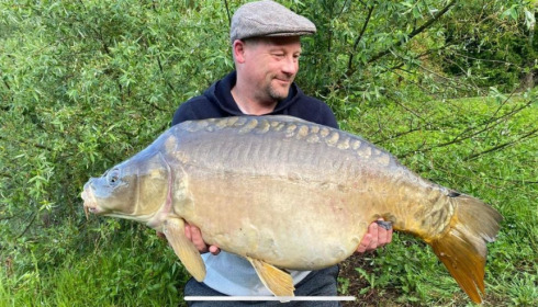 A carp from Evaro, May 2022