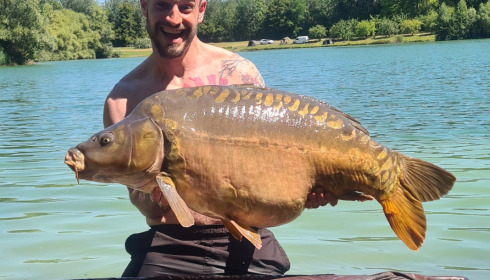 A 54 lb carp from Evaro, Alexander D Denzey, Aug 2022