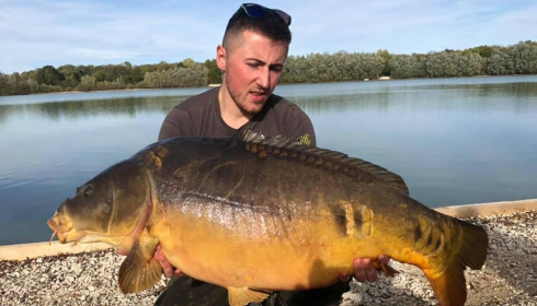A carp from Fullys Lake, Feb 2022