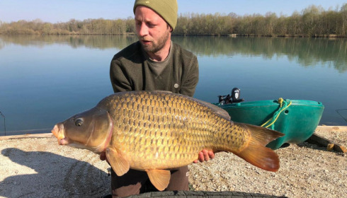 A carp from Fullys Lake, Mar 2022