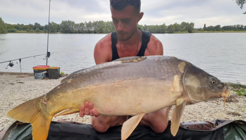 A carp from Fullys Lake, Jul 2023