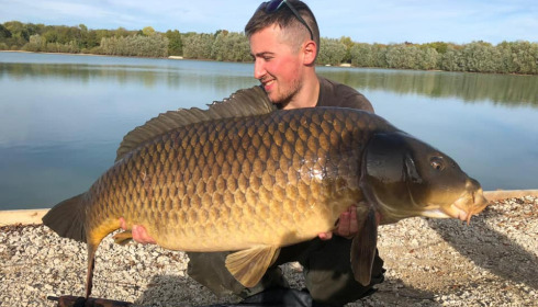 A carp from Fullys Lake, Feb 2022