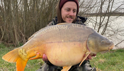 A 30 lb carp from Fullys Lake, MATZ, Mar 2022