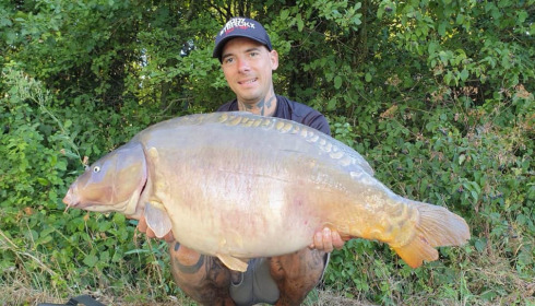 A carp from Fullys Lake, Feb 2022