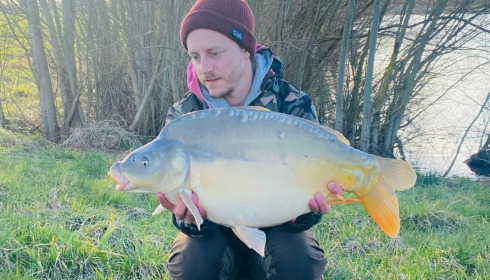 A 20 lb carp from Fullys Lake, MATZ, Mar 2022