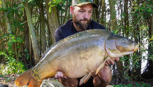 A carp from Fullys Lake, Jul 2023