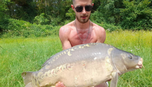 A carp from Fullys Lake, Jul 2023
