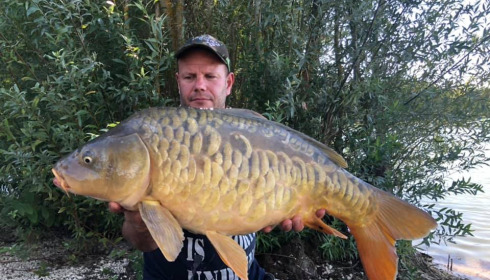 A carp from Fullys Lake, Feb 2022